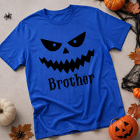 Personalized Halloween Family Shirt, Custom Pumpkin Face Tee, Matching Spooky Group Outfit, Mom Dad Kids Halloween Top, Costume Party Gift