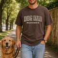 Personalized Pet Dad Shirt with Dog Names, Custom Pet Names Tee, Vintage Varsity Paw Print T-Shirt, Father's Day Outfit, Gift for Dog Dad