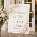 Custom Wedding Welcome Foam Board Sign, Personalized Event Poster Sign, Reception Easel Sign, Printed Foamcore Display, Wedding Day Sign