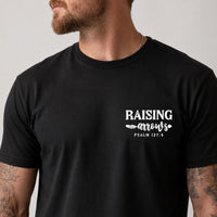 Personalized Raising Arrows Dad Shirt, Custom Kids Names Christian Tee, Psalm 127:4 Big Front Back Print, Father's Day Outfit, Gift for Dad