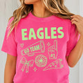 Personalized School Spirit Shirt, Custom School Mascot Team Name Tee, Cheerleader Game Day Top, Pep Rally Outfit, Gift for Sports Mom
