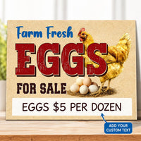 Personalized Egg Stand Yard Sign, Farm Fresh Eggs Lawn Sign, 3 Piece Chicken Arrow Set, Storefront Yard Display, Roadside Farm Decor