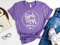 Personalized Girls Trip 2026 Shirt, Custom Vacation Group Tee, Matching Best Friends Travel Tee, Cruise Birthday Outfit, Girls Trip Gift