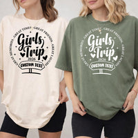 Personalized Girls Trip 2026 Shirt, Custom Vacation Group Tee, Matching Best Friends Travel Tee, Cruise Birthday Outfit, Girls Trip Gift