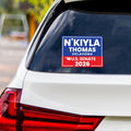 N'Kiyla Thomas For Oklahoma Senate 2026 Vinyl Sticker, Vote N'Kiyla Thomas Decal, Oklahoma Senate Elections 2026 Bumper Sticker, 6