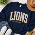 Personalized School Spirit Sweatshirt, Custom School Name Shirt, Varsity Collegiate Letter Tee, Student Game Day Outfit, Coach Gift