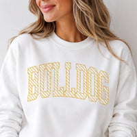 Personalized School Spirit Sweatshirt, Custom School Name Shirt, Varsity Collegiate Letter Tee, Student Game Day Outfit, Coach Gift