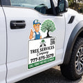 Personalized Business Car Magnet, Custom Logo Photo Magnet, Professional Die Cut Truck Door Sign, Custom Logo Magnet, Business Promo Gift