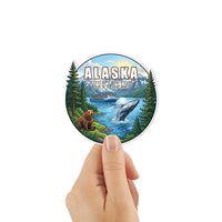 Custom Alaska Cruise Magnet, Personalized Fridge Magnet, Stateroom Cabin Door Decor, Scenic Alaska Travel Souvenir, Personalized Gift