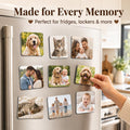Custom Photo Cutout Magnet, Personalized Fridge Magnet, Family Pet Picture Magnet, Flexible Refrigerator Magnet, Family Keepsake Gift