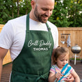 Personalized Business Apron, Custom Text Cooking Apron, Professional Chef Apron with Pockets, Staff Uniform Apron, Restaurant Gift