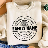 Personalized Family Reunion Shirt, Custom Family Name Tee, Matching Reunion Group Shirts, Annual Gathering Outfit, Heritage Gift 2026
