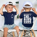 Personalized Ring Bearer Shirt, Custom Ring Dude Toddler Tee, Boys Wedding Party Tee, Front Back Print Design, Wedding Gift for Page Boy