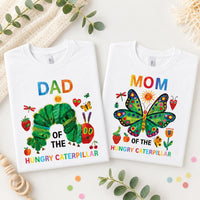 Custom Caterpillar Birthday Shirt, Personalized Family Role Tee, Individual Celebration Apparel, First Birthday Outfit, Gift for Kids