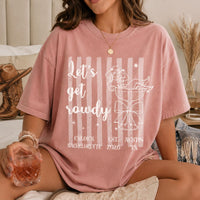 Personalized Bachelorette Party Shirts, Custom Let's Get Rowdy Western Tees, Matching Bride Crew, Cowgirl Weekend Outfit, Gift for Bride
