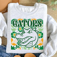 Personalized School Mascot Shirt, Custom Floral Team Spirit Tee, Retro Mascot T-Shirt, Game Day School Outfit, Gift for Students and Fans
