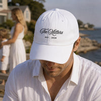 Personalized Last Name Embroidered Hat, Custom Family Name and Established Year Cap, Low Profile Dad Hat, Newlywed Gift, Personalized Gift