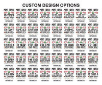 Personalized Most Likely Christmas Shirt, 480 Funny Quote Options, Family Matching Holiday Tees, Custom Xmas Group Shirts, Christmas Gift