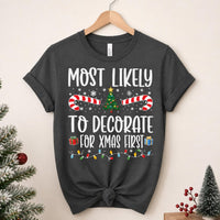 Personalized Most Likely Christmas Shirt, 480 Funny Quote Options, Family Matching Holiday Tees, Custom Xmas Group Shirts, Christmas Gift