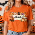 Personalized Fall Teacher Shirt, Custom Teacher Name Tee, Halloween Classroom Graphic, Back to School Outfit, Educator Appreciation Gift