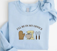 Personalized Baker Embroidered Sweatshirt, Baking Lover Hoodie, Custom Couple Name Shirt, Cozy Hobby Crewneck, Baker Hobby Gift for Her
