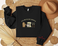 Personalized Baker Embroidered Sweatshirt, Baking Lover Hoodie, Custom Couple Name Shirt, Cozy Hobby Crewneck, Baker Hobby Gift for Her