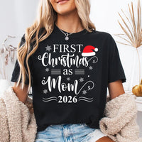 Personalized First Christmas Shirt, Custom Mom Dad or Baby Design, Holiday Family Tee, Bodysuit, Family Photo Outfit, Christmas Gift