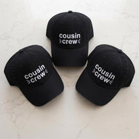 Personalized Cousin Crew Embroidered Hat, Custom Text Cousin Reunion Cap, Matching Family Cap, Cousins Trip Gift, Family Matching Gift
