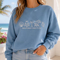 Custom Bachelorette Embroidered Sweatshirt, Personalized Beach Trip Hoodie, Miami Bach Party Shirt, Bride Crewneck, Bridesmaid Gift
