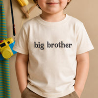 Big Brother Embroidered Shirt, Big Bro Toddler Tee, Pregnancy Announcement Outfit, Cute Sibling Reveal, New Baby Gift for Kids