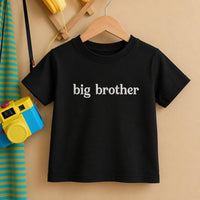 Big Brother Embroidered Shirt, Big Bro Toddler Tee, Pregnancy Announcement Outfit, Cute Sibling Reveal, New Baby Gift for Kids
