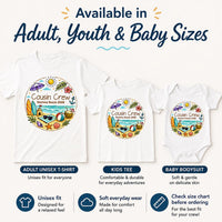 Personalized Cousin Crew Beach Shirt, Custom Beach 2026 Tee, Matching Family Vacation Outfit, All Ages Family Summer Trip Gift