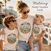 Personalized Cousin Crew Beach Shirt, Custom Beach 2026 Tee, Matching Family Vacation Outfit, All Ages Family Summer Trip Gift