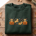 Golden Retriever Embroidered Sweatshirt, Cute Dog Hoodie, Halloween Pumpkin Puppy Shirt, Golden Retriever Crewneck, Gift for Dog Lover