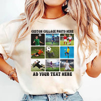 Personalized Family Photo Collage Shirt, Custom Picture T Shirt, Picture Memory Tee, Reunion Keepsake Top, Custom Family Gift