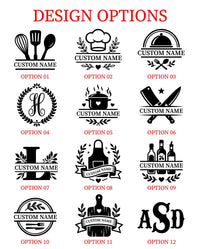 Custom Logo Embroidered Apron, Personalized Name Cooking Apron, Branded Staff Uniform, Custom Business Apron, Branded Kitchen Gift