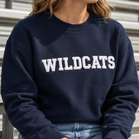 Custom Team Puff Print Shirt, Personalized Mascot Name Sweatshirt, Raised 3D School Spirit Hoodie, Mascot Puff Shirt, Team Spirit Wear