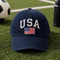 Custom Country Embroidered Hat, Personalized Flag Baseball Cap, Adjustable Cotton Cap, International Soccer Fan Gift, Personalized Gift