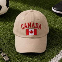 Custom Country Embroidered Hat, Personalized Flag Baseball Cap, Adjustable Cotton Cap, International Soccer Fan Gift, Personalized Gift