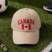 Custom Country Embroidered Hat, Personalized Flag Baseball Cap, Adjustable Cotton Cap, International Soccer Fan Gift, Personalized Gift