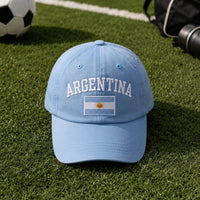 Custom Country Embroidered Hat, Personalized Flag Baseball Cap, Adjustable Cotton Cap, International Soccer Fan Gift, Personalized Gift