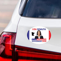 Lisa Demuth For Minnesota Governor 2026 Car Magnet - Vote Lisa Demuth Vehicle Magnet, Minnesota Governor Elections 2026 Magnet - 6"x4.5"