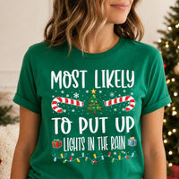 Personalized Most Likely Christmas Shirt, 480 Funny Quote Options, Family Matching Holiday Tees, Custom Xmas Group Shirts, Christmas Gift