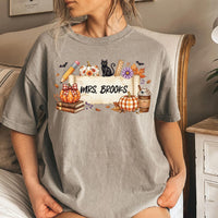 Personalized Fall Teacher Shirt, Custom Teacher Name Tee, Halloween Classroom Graphic, Back to School Outfit, Educator Appreciation Gift