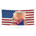 Custom Flag Photo Vinyl Banner Sign, Personalized Portrait Design, Waterproof Outdoor Display, Indoor Outdoor Banner, Photo Backdrop Sign