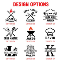 Personalized Chef Embroidered Apron, Custom Name Cooking Apron, Adjustable Apron with Pockets, Professional Cooking Apron, Culinary Gift