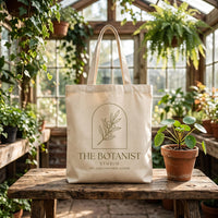 Custom Logo Tote Bag, Personalized Small Business Canvas Tote, Branded Company Shopping Bag, Reusable Grocery Tote, Reusable Bag Gift
