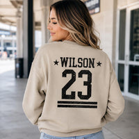 Personalized Football Mom and Dad Shirt, Custom Team Mascot Tee, Player Name Number Game Day Spirit Wear, Custom Team Gift, Front Back Print