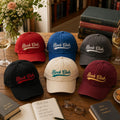 Book Club Embroidered Hat, Book Lover Reading Group Baseball Cap, Low Profile Dad Hat, Literary Reader Birthday Gift, Everyday Cap Gift