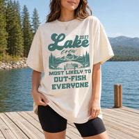 Custom Lake Crew Shirts, Funny Most Likely Trip Tees, Matching Family Vacation Shirts, Bachelorette Weekend Outfit, Girls Trip Gift